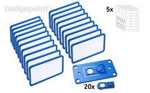 Namensschilder office 40 - Komplettset