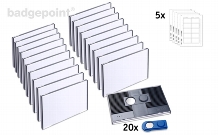 Namensschilder vista® 50 - Komplettset