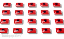 Flaggensticker "Albanien"