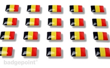 Flaggensticker "Belgien"