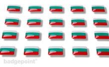 Flaggensticker "Bulgarien"