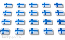 Flaggensticker "Finnland"