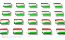 Flaggensticker "Ungarn"