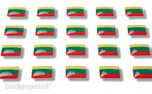 Flaggensticker "Litauen"