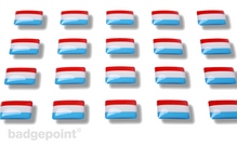 Flaggensticker "Luxemburg"