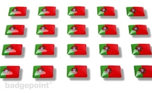 Flaggensticker "Portugal"