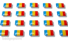 Flaggensticker "Rumänien"