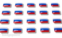 Flaggensticker "Russland"