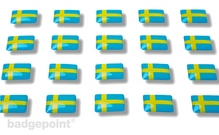 Flaggensticker "Schweden"
