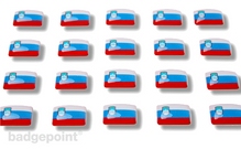 Flaggensticker "Slowenien"