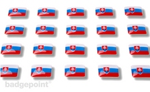 Flaggensticker "Slowakei"
