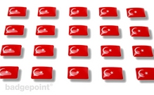 Flaggensticker "Türkei"